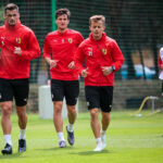 Trening piłkarzy Korony Kielce / Wiktor Taszłow / Radio Kielce