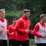 Trening piłkarzy Korony Kielce / Wiktor Taszłow / Radio Kielce