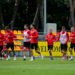 Trening piłkarzy Korony Kielce / Wiktor Taszłow / Radio Kielce