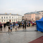 Kielce. Wspólna modlitwa na placu Najświętszej Maryi Panny / Wiktor Taszłow / Radio Kielce