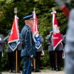 Święty Krzyż. Wojewódzkie Obchody Święta Policji. Na zdjęciu (przemawia): Jarosław Szymczyk - komendant główny policji / Wiktor Taszłow / Radio Kielce