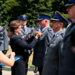 Święty Krzyż. Wojewódzkie Obchody Święta Policji. Odznaczenia wręcza wojewoda Agata Wojtyszek / Wiktor Taszłow / Radio Kielce