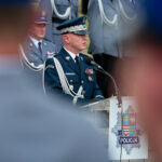 Święty Krzyż. Wojewódzkie Obchody Święta Policji. Przemawia Jarosław Szymczyk - komendant główny policji / Wiktor Taszłow / Radio Kielce