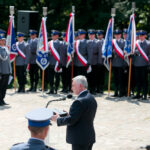 Święty Krzyż. Wojewódzkie Obchody Święta Policji. Przemawia marszałek Andrzej Bętkowski / Wiktor Taszłow / Radio Kielce