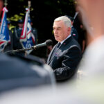 Święty Krzyż. Wojewódzkie Obchody Święta Policji. Przemawia marszałek Andrzej Bętkowski / Wiktor Taszłow / Radio Kielce