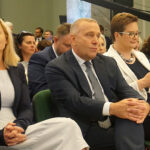 Na zdjęciu (od lewej): Barbara Nowacka - liderka Inicjatywy Polskiej, Grzegorz Schetyna - lider PO, Katarzyna Lubnauer - szefowa Nowoczesnej / Michał Kita / Radio Kielce