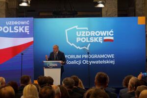 Warszawa. Forum Programowe Koalicji Obywatelskiej. Na zdjęciu: Grzegorz Schetyna - lider PO / Michał Kita / Radio Kielce