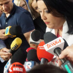 Warszawa. Prezes PiS Jarosław Kaczyński zaprezentował nazwiska kandydatów, którzy znajdą się na pierwszych miejscach list wyborczych PiS w wyborach parlamentarnych / Michał Kita / Radio Kielce