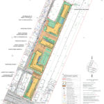 Wizualizacja zagospodarowania terenu przy ulicy Dobrzyńskiej w Kielcach / Grupa Geodezyjna G2