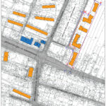 Wizualizacja zagospodarowania terenu przy ulicy Dobrzyńskiej w Kielcach / Grupa Geodezyjna G2