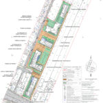 Wizualizacja zagospodarowania terenu przy ulicy Dobrzyńskiej w Kielcach / Grupa Geodezyjna G2