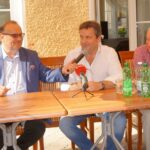 Od lewej: Artur Jaroń – dyrektor artystyczny Festiwalu, Adam Zdunikowski - tenor, Adam Czopek – publicysta / Dorota Klusek / Radio Kielce