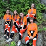 Kielce. Międzynarodowy Harcerski Festiwal Kultury Młodzieży Szkolnej. Próby do Koncertu Galowego Laureatów. Na zdjęciu zespół KRZYKAŚKI / Magdalena Blicharska / Radio Kielce