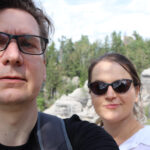 Czeski Raj. Skalne Miasto. Na zdjęciu: Stanisław Blinstrub i Emilia Sitarska / Stanisław Blinstrub / Radio Kielce