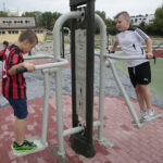 Kielce. Boiska przy Zespole Szkół Elektrycznych / Wiktor Taszłow / Radio Kielce