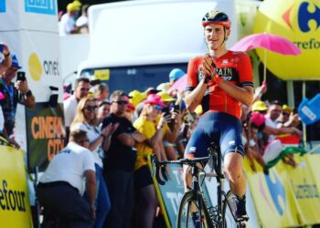 Zwycięzca siódmego, ostatni etap Tour de Pologne Słoweniec Matej Mohoric (Bahrain-Merida) / Szymon Gruchalski / facebook.com/tourdepologne