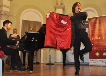 V Świętokrzyskie Warsztaty Wokalistyki Busko-Zdrój 2019. Poniedziałkowy koncert w sanatorium Marconi w Busku-Zdroju. / Tadeusz Ura / tmb.busko.pl