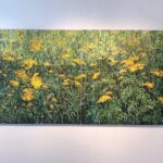 Obrazy Aleksandry Rey na nowej wystawie w galerii Biura Wystaw Artystycznych w Sandomierzu / Grażyna-Szlęzak-Wójcik / Radio Kielce