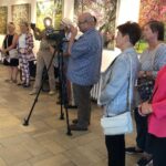 Obrazy Aleksandry Rey na nowej wystawie w galerii Biura Wystaw Artystycznych w Sandomierzu / Grażyna-Szlęzak-Wójcik / Radio Kielce