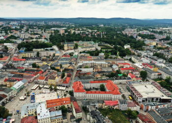 22.08.2019 Kielce. Widok na centrum / Jarosław Kubalski / Radio Kielce
