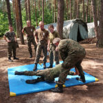 Starachowice. Ćwiczenia SBŻ Rezerwa z żołnierzami armii amerykańskiej / Anna Głąb / Radio Kielce
