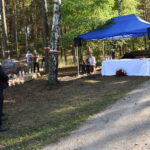 Uroczystości upamiętniające 75. rocznicę powołania Brygady Świętokrzyskiej NSZ. Z prawej: Krzysztof Słoń - senator PiS / Magdalena Galas-Kusek / Radio Kielce