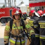 Dobrów, gmina Tuczępy. Działania taktyczno-bojowe na terenie Zakładu Siarkopol / Piotr Bąk / KW PSP w Kielcach