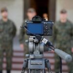 Kielce. Zdjęcia do spotu promującego Marsz Szlakiem I Kompanii Kadrowej / Piotr Kwaśniewski / Radio Kielce