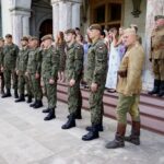 Kielce. Zdjęcia do spotu promującego Marsz Szlakiem I Kompanii Kadrowej / Piotr Kwaśniewski / Radio Kielce