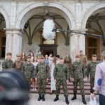 Kielce. Zdjęcia do spotu promującego Marsz Szlakiem I Kompanii Kadrowej / Piotr Kwaśniewski / Radio Kielce