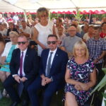 Dożynki gminy Wodzisław. Na zdjęciu Tomasz Chaja, wójt gminy Sobków / Ewa Pociejowska-Gawęda / Radio Kielce