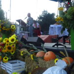 Małogoszcz. Dożynki Powiatu Jędrzejowskiego. Na zdjęciu Mariusz Piotrowski – burmistrz Małogoszcza / Ewa Pociejowska-Gawęda / Radio Kielce