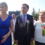 Małogoszcz. Dożynki Powiatu Jędrzejowskiego.  Na zdjęciu Zbigniew Ziobro - minister sprawiedliwości / Ewa Pociejowska-Gawęda / Radio Kielce
