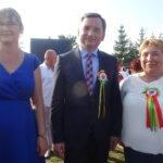 Małogoszcz. Dożynki Powiatu Jędrzejowskiego. Na zdjęciu Zbigniew Ziobro - minister sprawiedliwości / Ewa Pociejowska-Gawęda / Radio Kielce