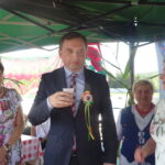 Małogoszcz. Dożynki Powiatu Jędrzejowskiego. Na zdjęciu Zbigniew Ziobro - minister sprawiedliwości / Ewa Pociejowska-Gawęda / Radio Kielce