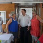 Piknik rodzinny Prawa i Sprawiedliwości. Rejs statkiem po Wiśle. Marek Kwitek - poseł PiS / Michał Kita / Radio Kielce