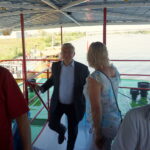 Piknik rodzinny Prawa i Sprawiedliwości. Rejs statkiem po Wiśle. Krzysztof Lipiec - poseł PiS / Michał Kita / Radio Kielce