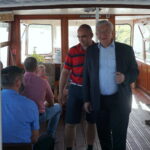 Piknik rodzinny Prawa i Sprawiedliwości. Rejs statkiem po Wiśle. Krzysztof Lipiec - poseł PiS / Michał Kita / Radio Kielce