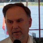 Piknik rodzinny Prawa i Sprawiedliwości. Rejs statkiem po Wiśle. Marek Kwitek - poseł PiS / Michał Kita / Radio Kielce