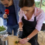 Śniadanie w ogrodzie Radia Kielce. Ewelina Soboń, Restauracja Żółty Słoń / Kamil Król / Radio Kielce