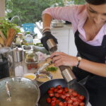 Śniadanie w ogrodzie Radia Kielce. Ewelina Soboń, Restauracja Żółty Słoń / Kamil Król / Radio Kielce