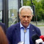 Marsobus na ulicach Kielc. Na zdjęciu: Wiesław Trąmpczyński - rektor Politechniki Świętokrzyskiej / Piotr Kwaśniewski / Radio Kielce