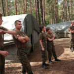 Starachowice. Ćwiczenia SBŻ Rezerwa z żołnierzami armii amerykańskiej / Anna Głąb / Radio Kielce