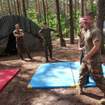 Starachowice. Ćwiczenia SBŻ Rezerwa z żołnierzami armii amerykańskiej / Anna Głąb / Radio Kielce