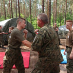 Starachowice. Ćwiczenia SBŻ Rezerwa z żołnierzami armii amerykańskiej / Anna Głąb / Radio Kielce
