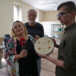 Filmoteka Narodowa - Oddział Łódzki. Na zdjęciu Ewa Pociejowska-Gawęda, Zbigniew Żmudzki - producent filmowy, Michał Kita / Patryk Cudzik / Radio Kielce