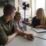 Studio Filmowe Anima-Pol. Na zdjęciu Michał Kita - Radio Kielce, Jadwiga Wendorff - prezes Studia Filmowego Anima-Pol, Ewa Pociejowska-Gawęda - Radio Kielce / Patryk Cudzik / Radio Kielce