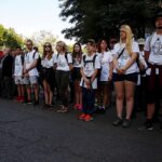 Kraków. Wymarsz kadrówki / Jarosław Kubalski / Radio Kielce