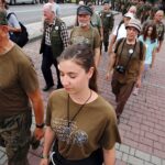 Miechów. Marsz Szlakiem I Kompanii Kadrowej / Jarosław Kubalski / Radio Kielce