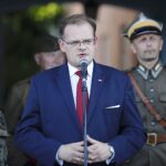 „Kadrówka” dotarła do Jędrzejowa. Jan Józef Kasprzyk - szef Urzędu do Spraw Kombatantów i Osób Represjonowanych / Jarosław Kubalski / Radio Kielce